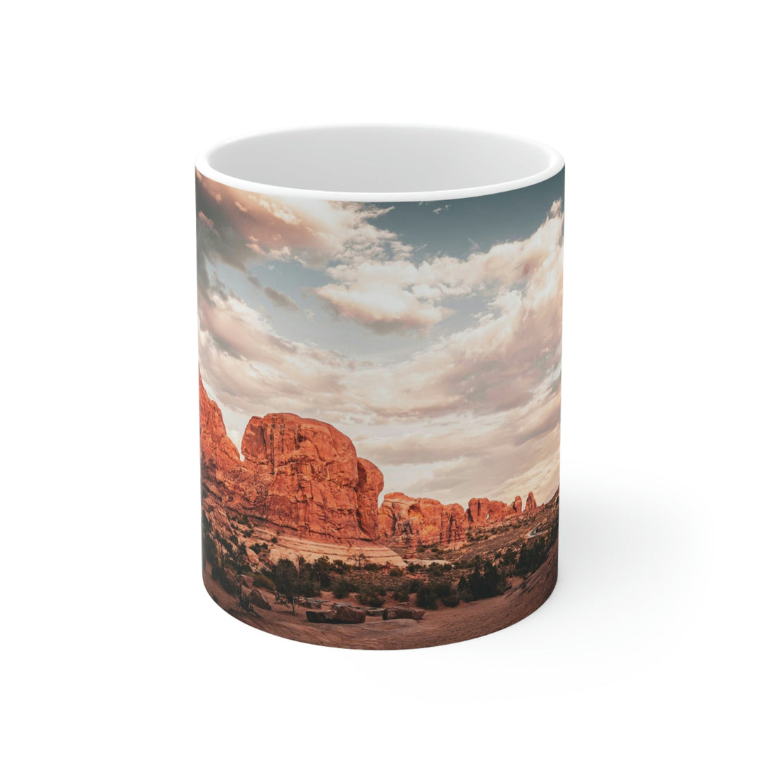 A Desert Sunset - Ceramic Mug 11oz - Visiting This World