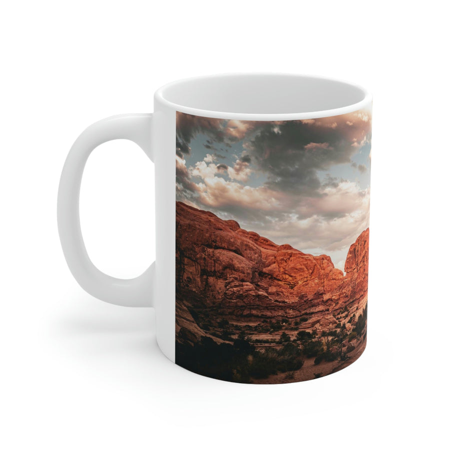 A Desert Sunset - Ceramic Mug 11oz - Visiting This World