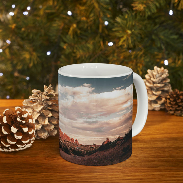 A Desert Sunset - Ceramic Mug 11oz - Visiting This World