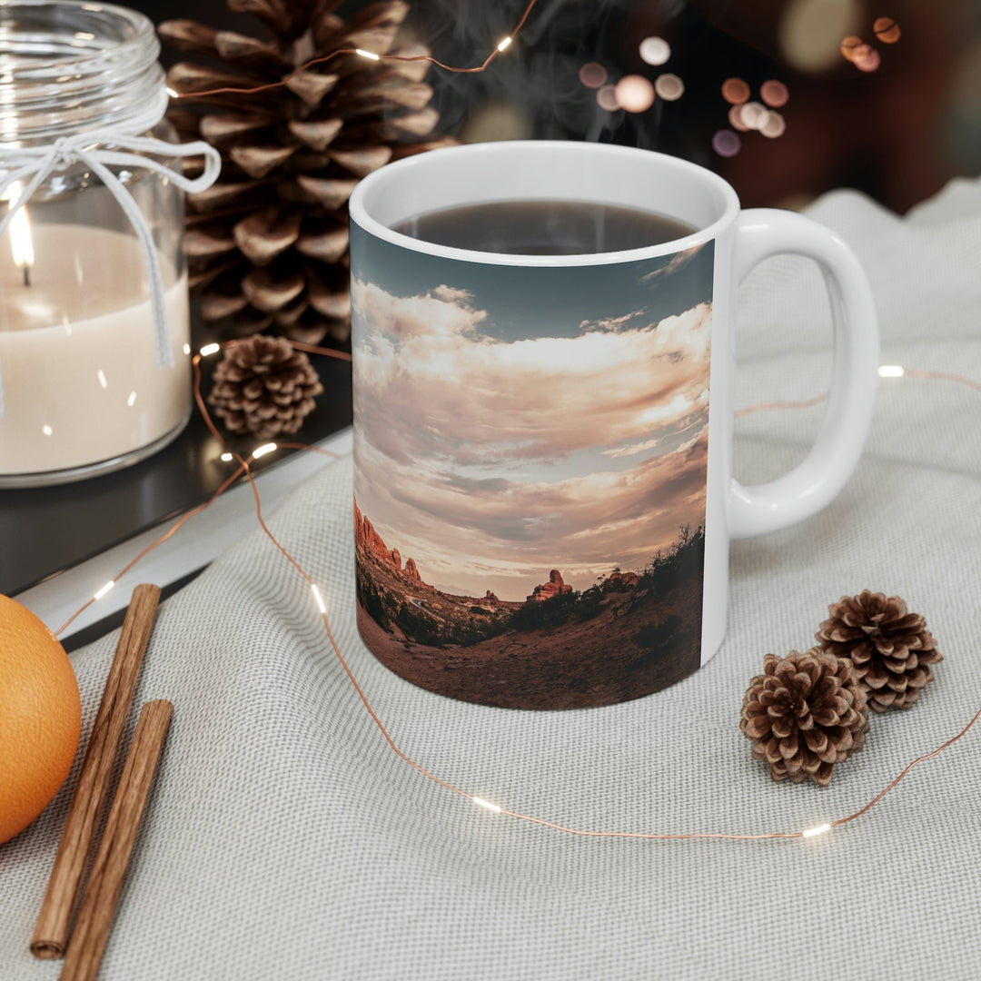 A Desert Sunset - Ceramic Mug 11oz - Visiting This World