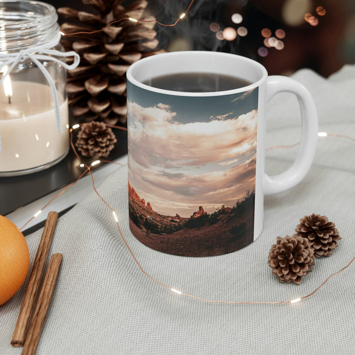 A Desert Sunset - Ceramic Mug 11oz - Visiting This World