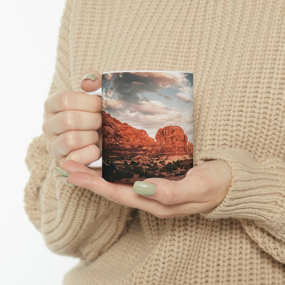 A Desert Sunset - Ceramic Mug 11oz - Visiting This World