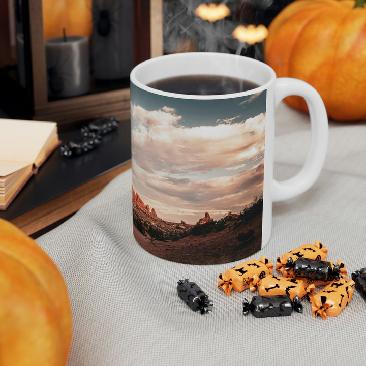 A Desert Sunset - Ceramic Mug 11oz - Visiting This World