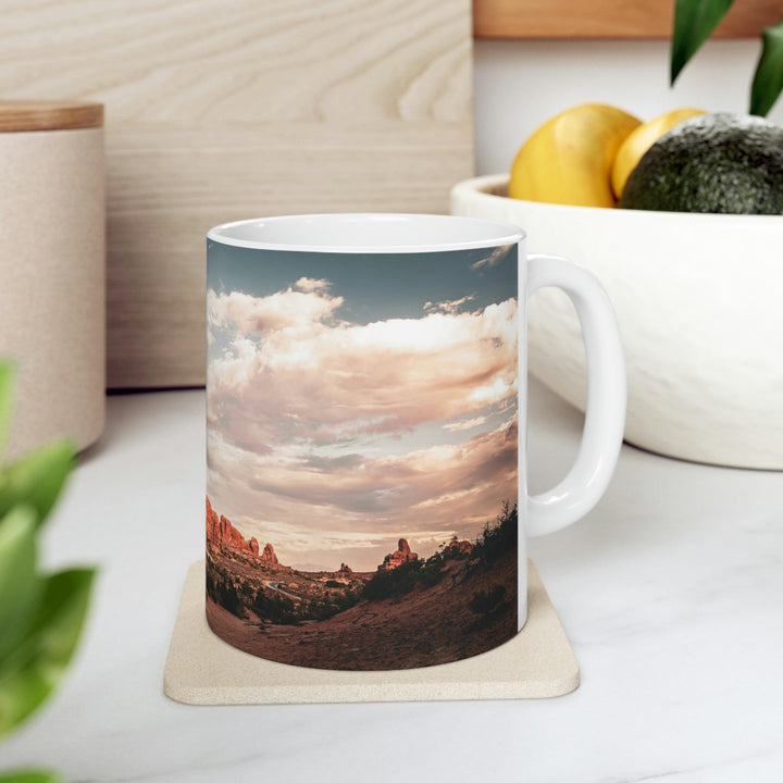 A Desert Sunset - Ceramic Mug 11oz - Visiting This World