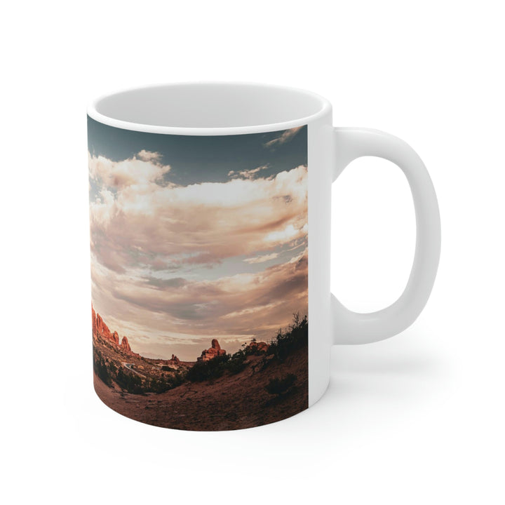 A Desert Sunset - Ceramic Mug 11oz - Visiting This World