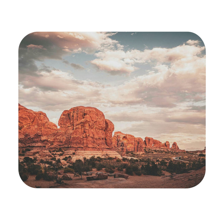 A Desert Sunset - Mouse Pad (Rectangle) - Visiting This World