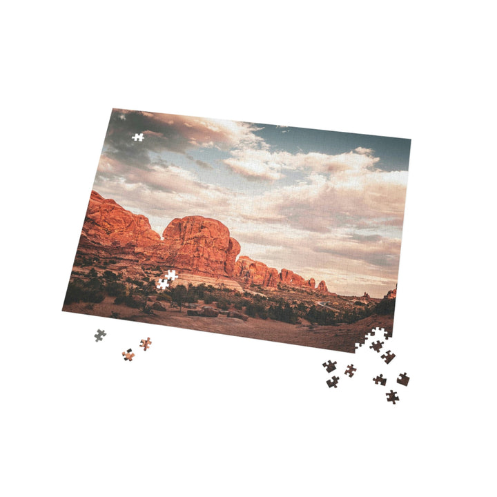 A Desert Sunset - Nature Puzzle (96, 252, 500, 1000-Piece) - Visiting This World