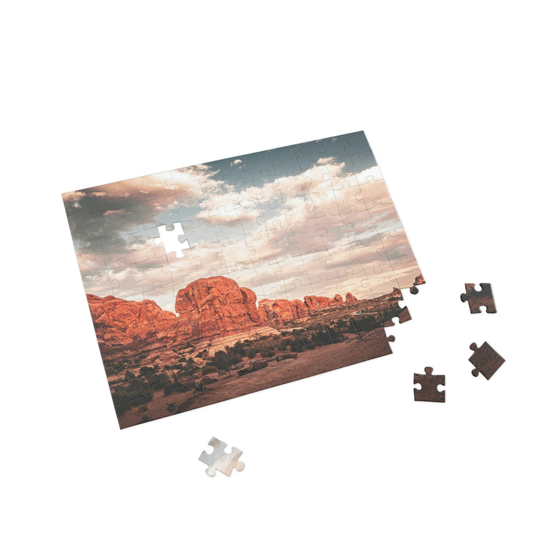 A Desert Sunset - Nature Puzzle (96, 252, 500, 1000-Piece) - Visiting This World