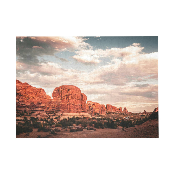 A Desert Sunset - Nature Puzzle (96, 252, 500, 1000-Piece) - Visiting This World