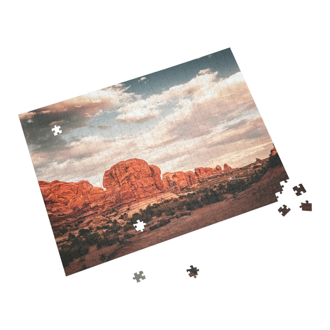 A Desert Sunset - Nature Puzzle (96, 252, 500, 1000-Piece) - Visiting This World