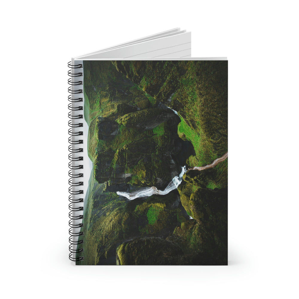 A Green Dream - Spiral Ruled Line Notebook - Visiting This World