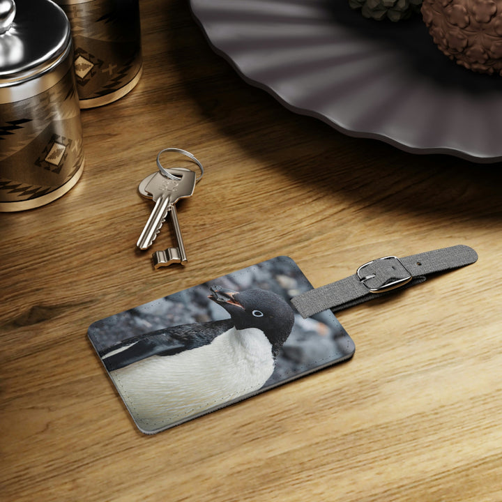 A Penguin's Pebble - Luggage Tag - Visiting This World