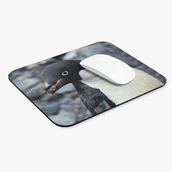 A Penguin's Pebble - Mouse Pad (Rectangle) - Visiting This World