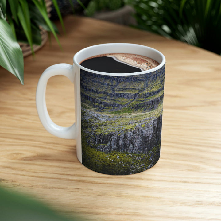 A Remote Waterfall - Ceramic Mug 11oz - Visiting This World