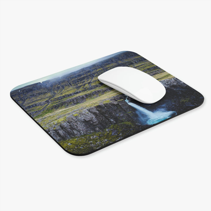 A Remote Waterfall - Mouse Pad (Rectangle) - Visiting This World