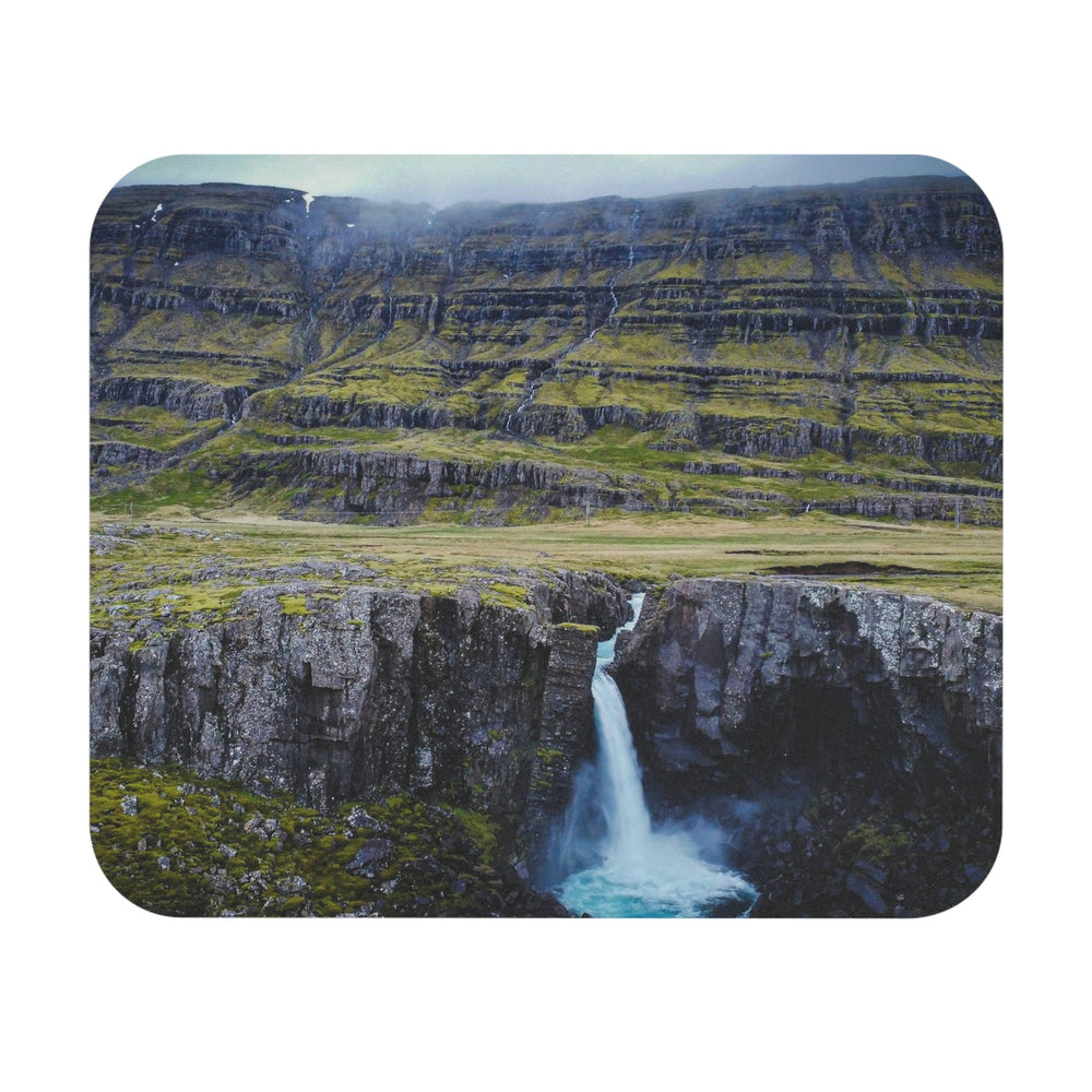 A Remote Waterfall - Mouse Pad (Rectangle) - Visiting This World