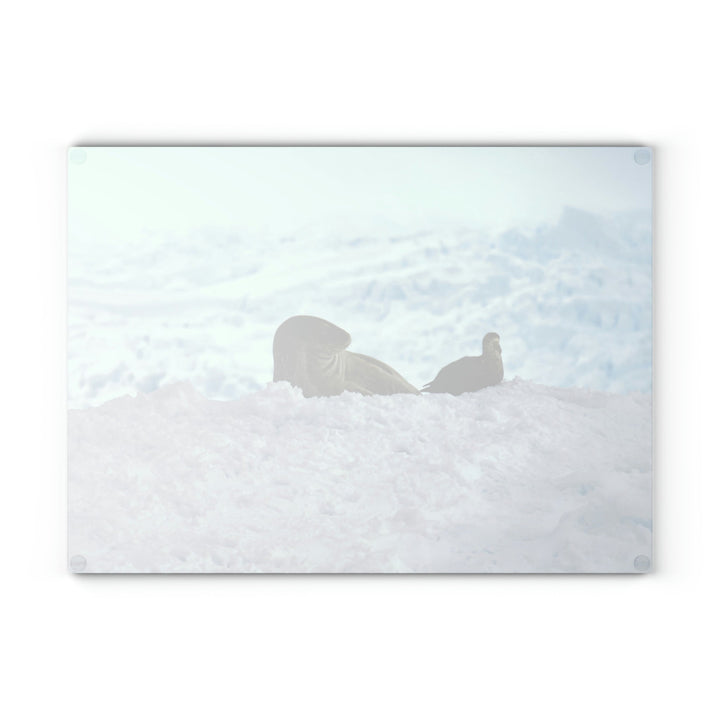 A Resting Pair - Glass Cutting Board - Visiting This World