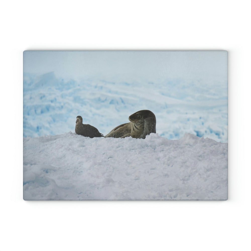 A Resting Pair - Glass Cutting Board - Visiting This World