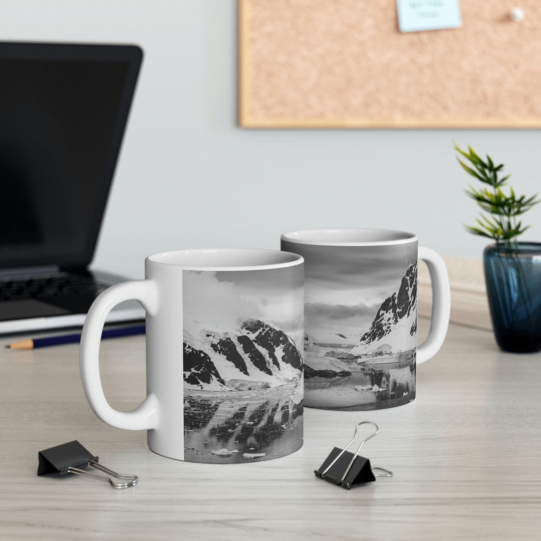 A Still Day in Black and White - Ceramic Mug 11oz - Visiting This World