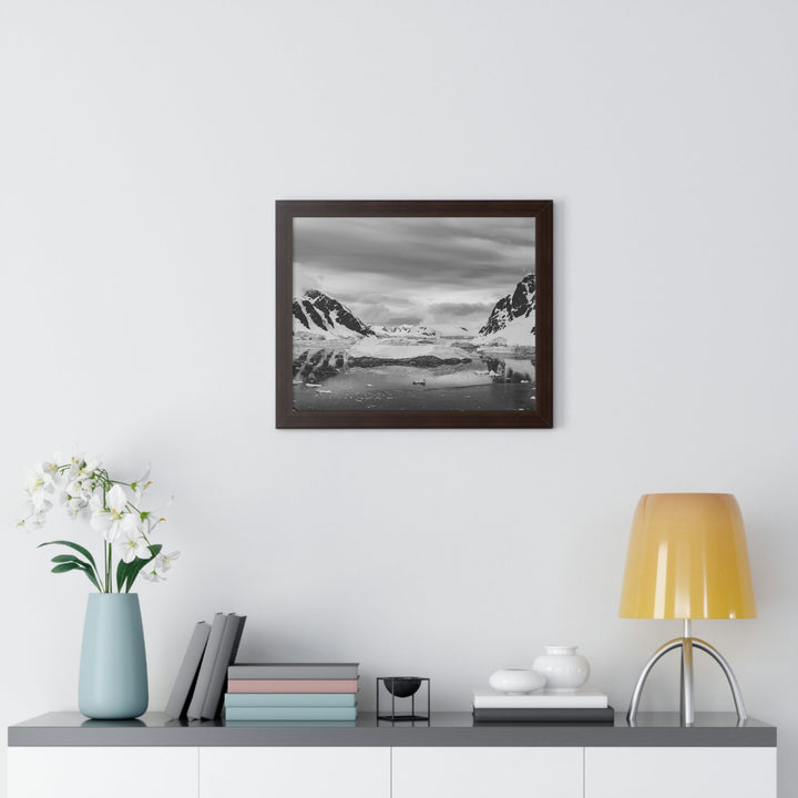 A Still Day in Black and White - Framed Print - Visiting This World