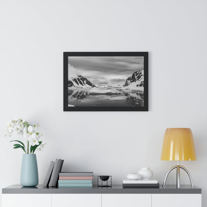 A Still Day in Black and White - Framed Print - Visiting This World