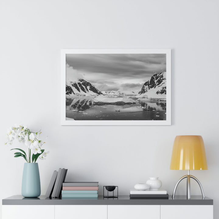 A Still Day in Black and White - Framed Print - Visiting This World