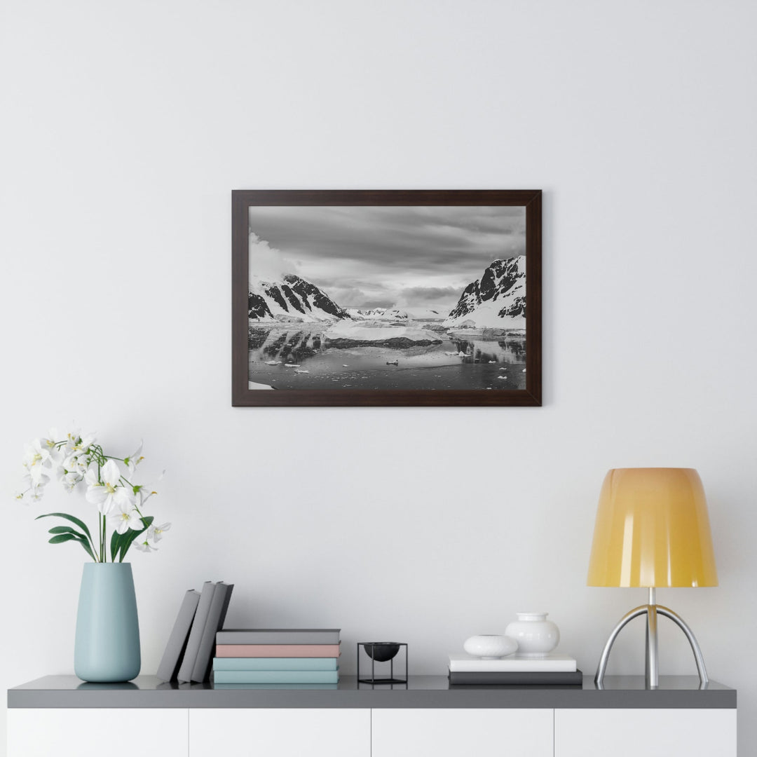 A Still Day in Black and White - Framed Print - Visiting This World