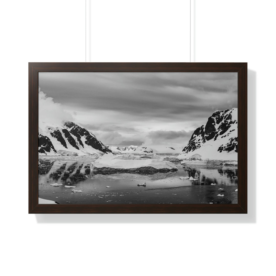 A Still Day in Black and White - Framed Print - Visiting This World