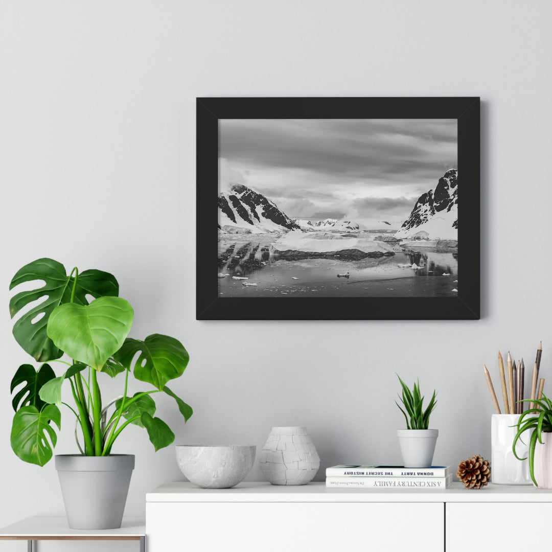 A Still Day in Black and White - Framed Print - Visiting This World