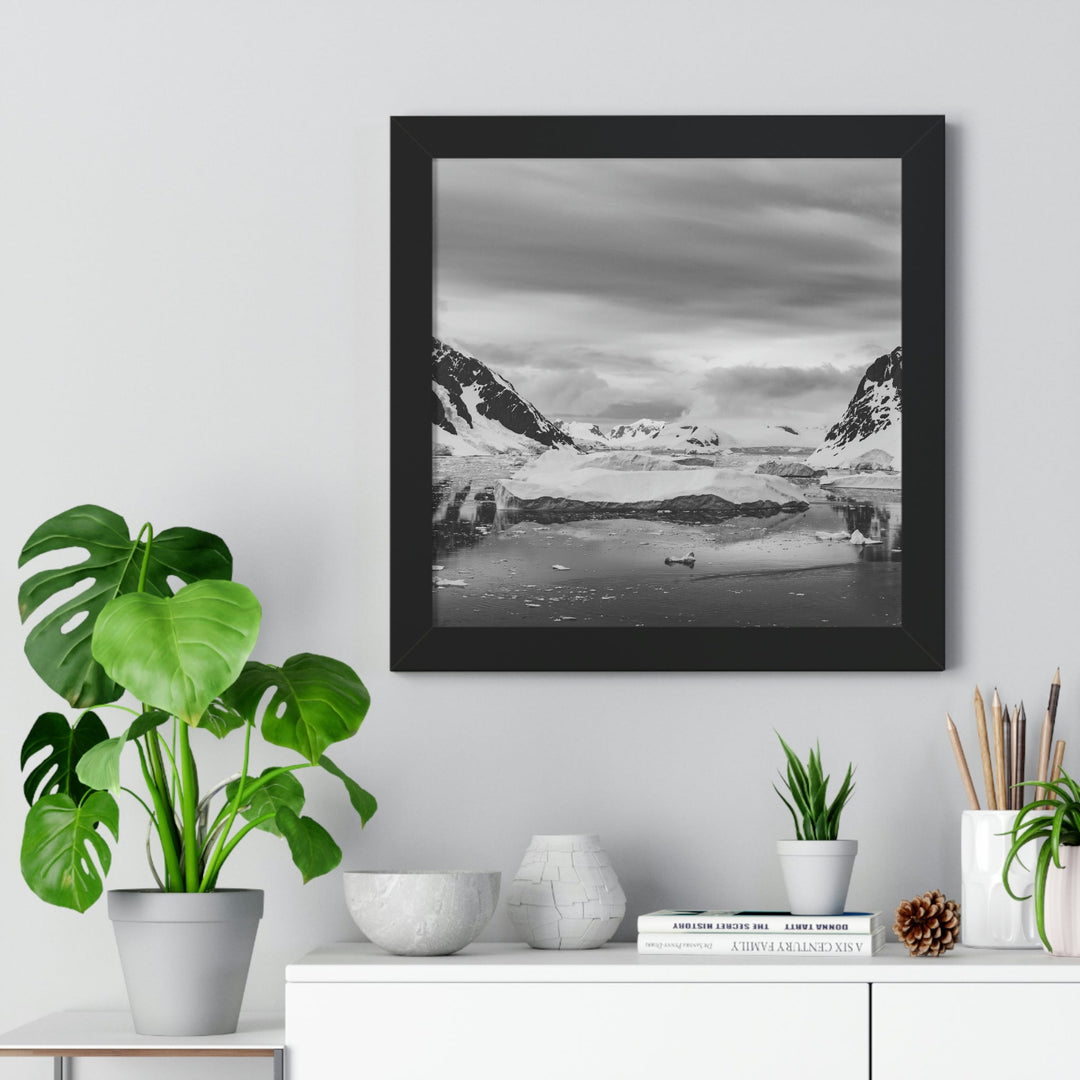 A Still Day in Black and White - Framed Print - Visiting This World