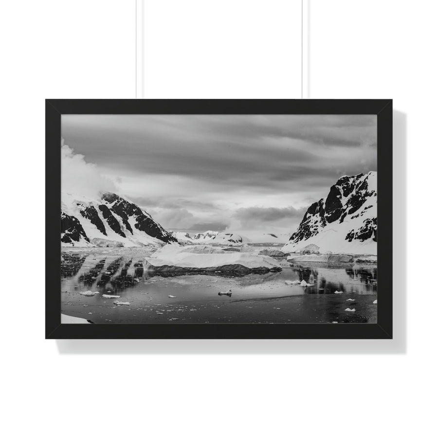 A Still Day in Black and White - Framed Print - Visiting This World