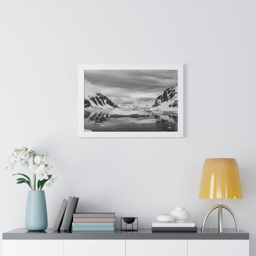 A Still Day in Black and White - Framed Print - Visiting This World