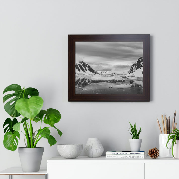 A Still Day in Black and White - Framed Print - Visiting This World