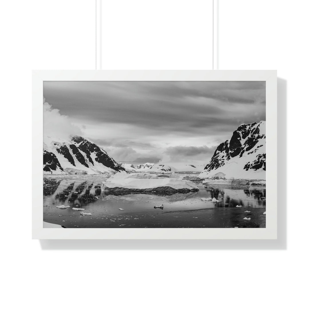 A Still Day in Black and White - Framed Print - Visiting This World