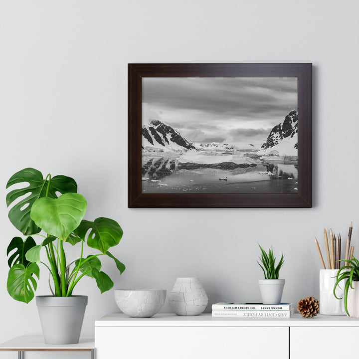 A Still Day in Black and White - Framed Print - Visiting This World