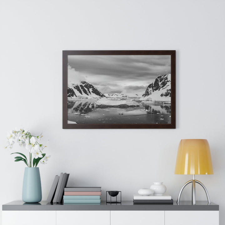 A Still Day in Black and White - Framed Print - Visiting This World