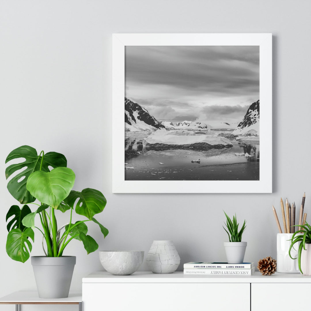 A Still Day in Black and White - Framed Print - Visiting This World