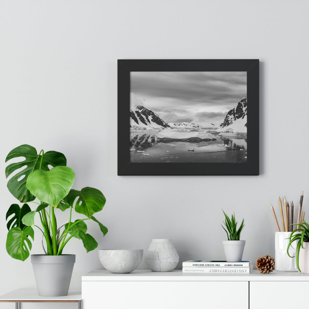 A Still Day in Black and White - Framed Print - Visiting This World