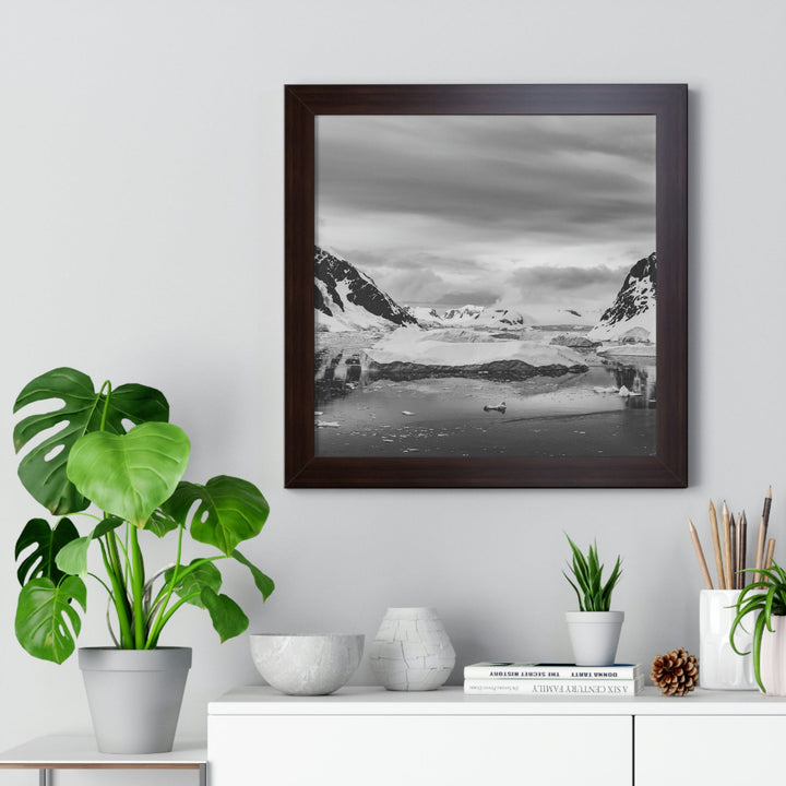 A Still Day in Black and White - Framed Print - Visiting This World