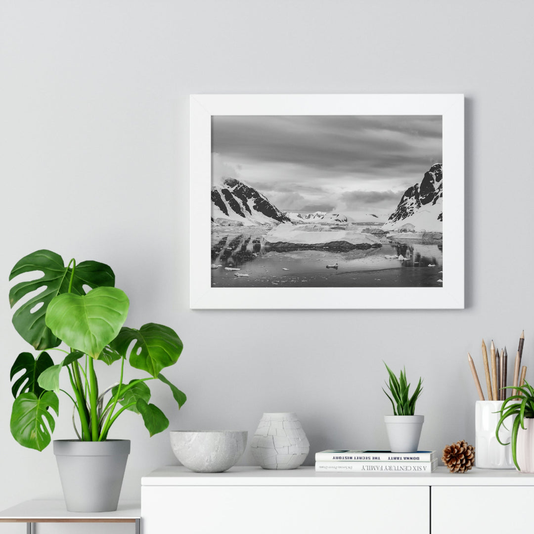 A Still Day in Black and White - Framed Print - Visiting This World