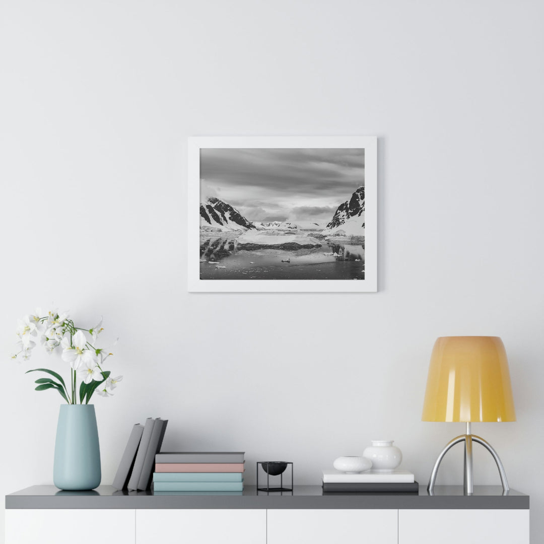 A Still Day in Black and White - Framed Print - Visiting This World