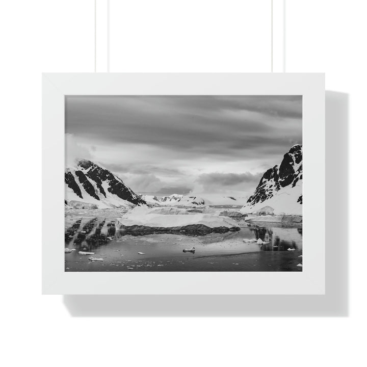 A Still Day in Black and White - Framed Print - Visiting This World