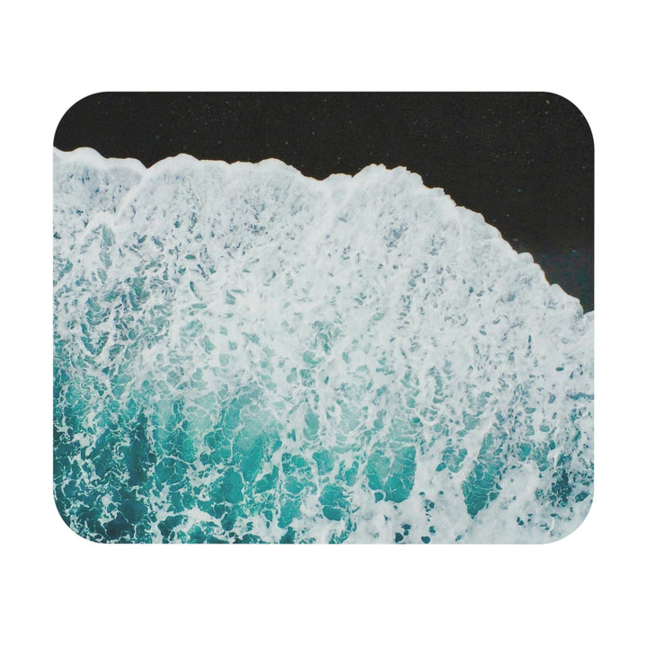 A Wave on Volcanic Sand - Mouse Pad (Rectangle) - Visiting This World