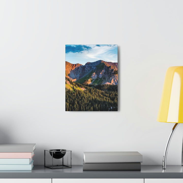 Fading Mountain Light - Canvas