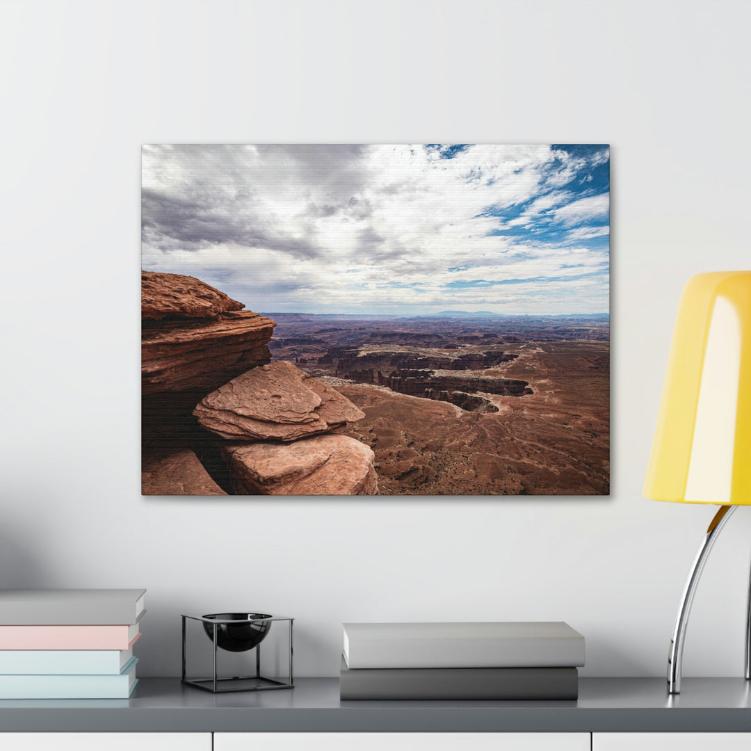 The Canyon Below - Canvas