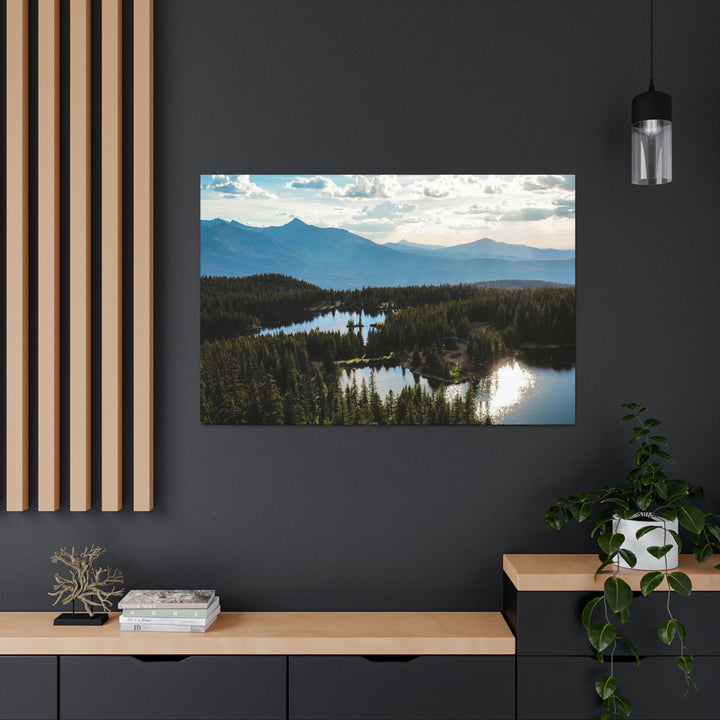 Cool Mountain Lakes - Canvas