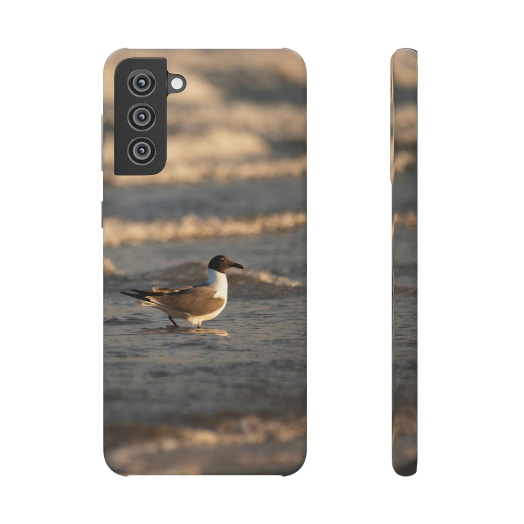 Laughing Gull in the Surf - Phone Case