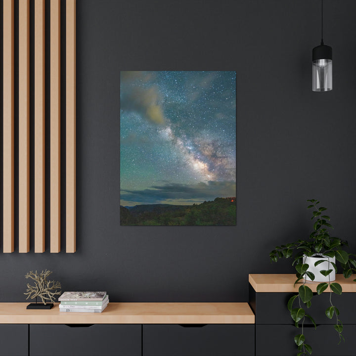 Milky Way Through the Clouds Part 1 - Canvas