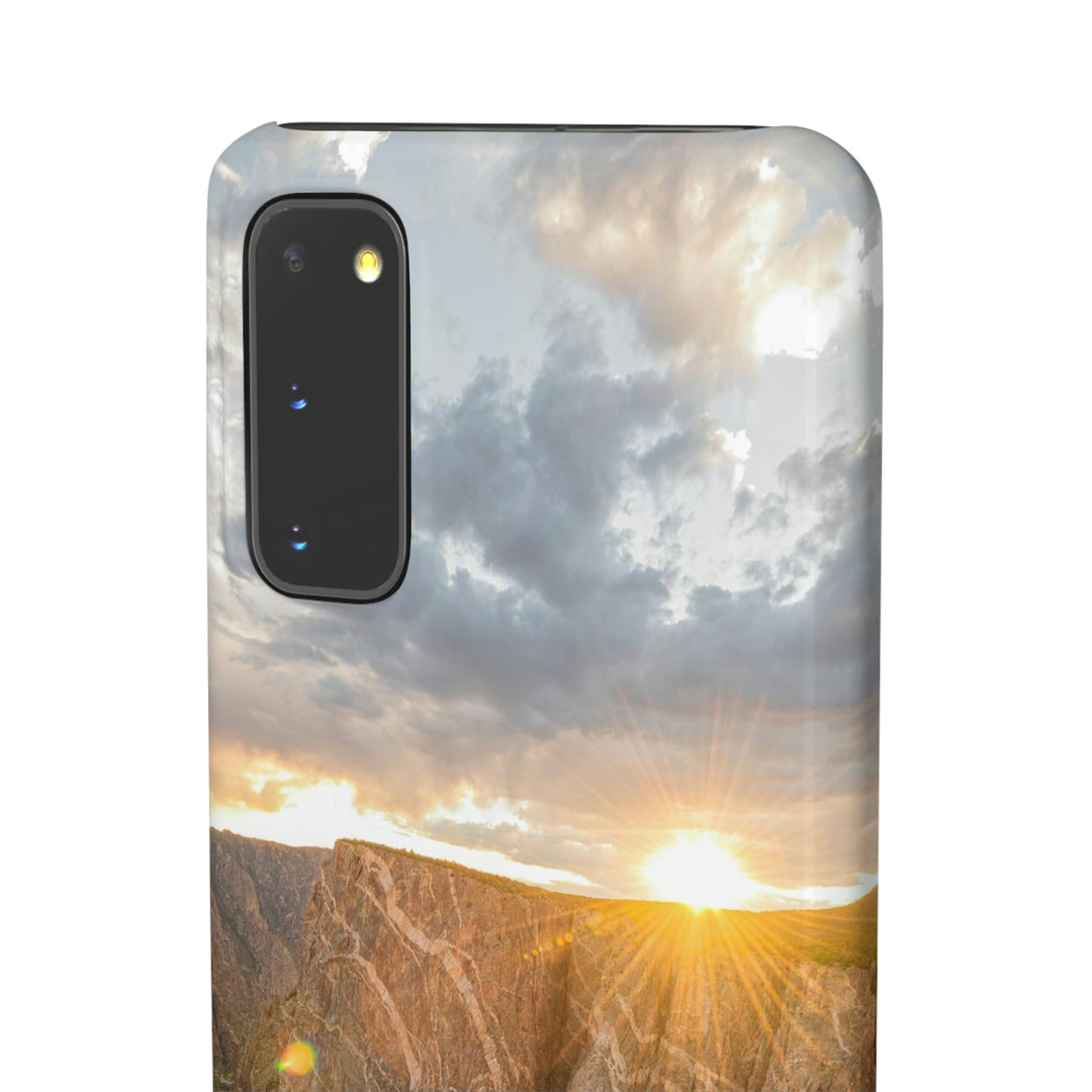 Painted Wall at Sunset Part 2 - Phone Case