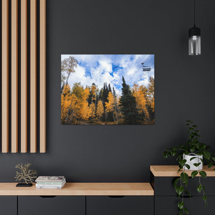 Chairlift in Suspension - Canvas